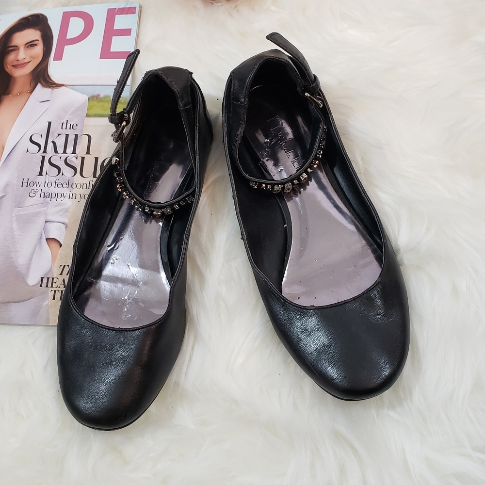 N by Nicole Miller Black Flats Size 7.5M Fair